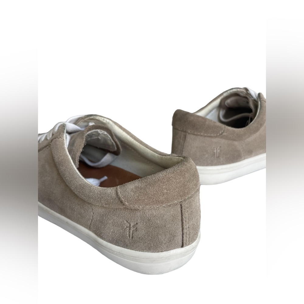 Frye Womens Shoes Frye Kerry Suede Low Lace Up Sneakers Sz8 - Picture 5 of 12